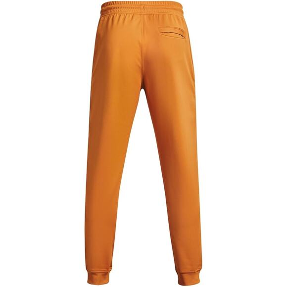 New NWT Under Armour Honey Orange Sportstyle Tricot Jogger Sweatpants Men's XXL - Picture 2 of 3